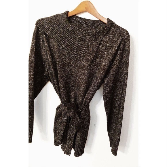 Jaclyn Smith Sweaters - Jaclyn Smith embellished metallic sweater nwot